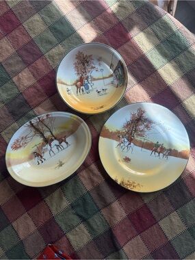 Royal Doulton Hunting series dishes VTG